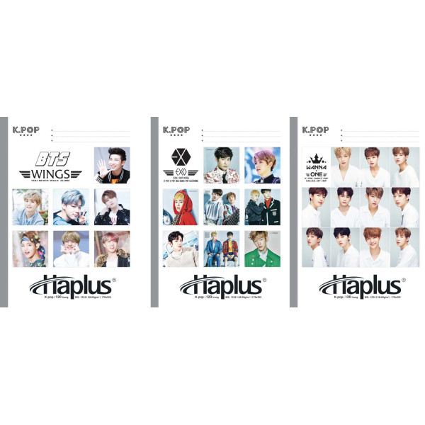 Vở kẻ ngang Haplus - K.pop 80 trang